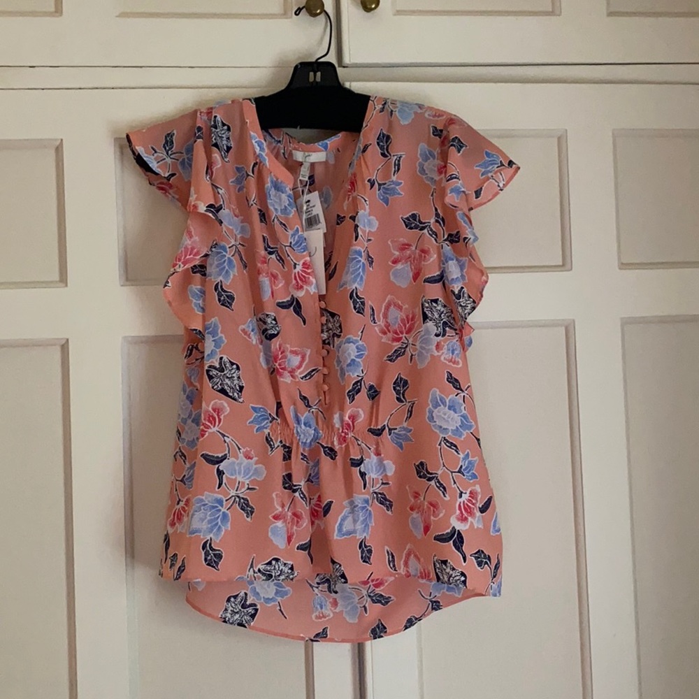 Joie persimmon color top